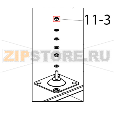 Гайка M4 ГОСТ 5915-70 Polair DM110Sd-S Гайка M4 ГОСТ 5915-70 Polair DM110Sd-SЗапчасть на деталировке под номером: 11-3