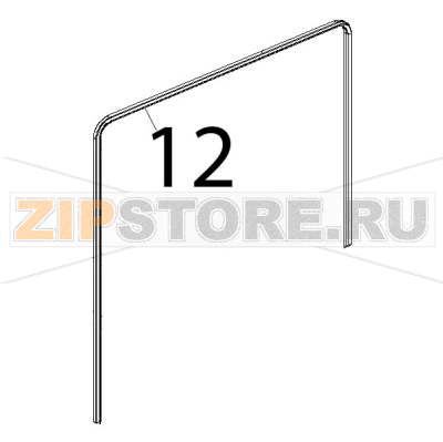 Guarnizione porta nera 14 G Unox XL 193 Guarnizione porta nera 14 G Unox XL 193Запчасть на деталировке под номером: 12