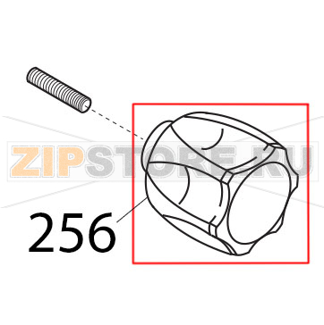 Man. blocca gambo M10 grigia Sirman Canova 300 Man. blocca gambo M10 grigia Sirman Canova 300Запчасть на деталировке под номером: 256