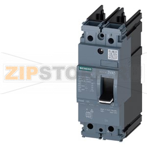 Автоматический выключатель 3VA5 UL frame 125 breaking capacity class S 25kA @ 480V 2-pole, line protection TM210, FTFM, In=100A overload protection Ir=100A fixed short-circuit protection Ii=10 x In UL 489 SB (naval), 50&amp;#176; C without connection Siemens 