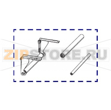 Ролики риббона Zebra ZE500-6RH Валы красящей ленты Zebra ZE500-6RHЗапчасть на сборочном чертеже под номером: 4Количество запчастей в устройстве: 1Название запчасти Zebra на английском языке: Ribbon Rollers