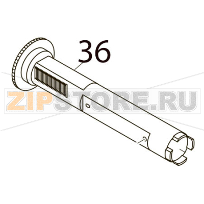 Ribbon holder Toshiba TEC B-SX4T-GS20-QM-R Ribbon holder Toshiba TEC B-SX4T-GS20-QM-RЗапчасть на деталировке под номером: 36