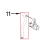 Rod, Bowl Lift KitchenAid 5KSM7580X