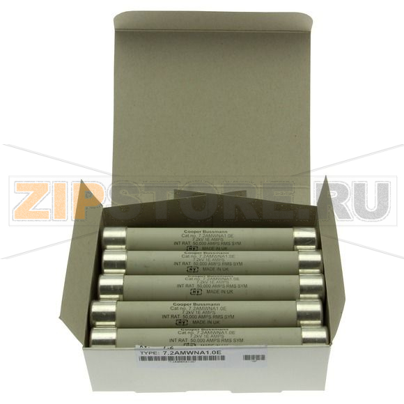 Предохранитель VT, 3 A, AC 7.2 kV, 50 кА, BS88, 21x142 мм, E-rated, 3E Eaton 7-2KV 3-0E AMWNA VT 