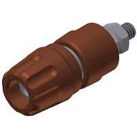 Зажим полюсный 35 А, коричневый, 1 шт Hirschmann PKI 10 A