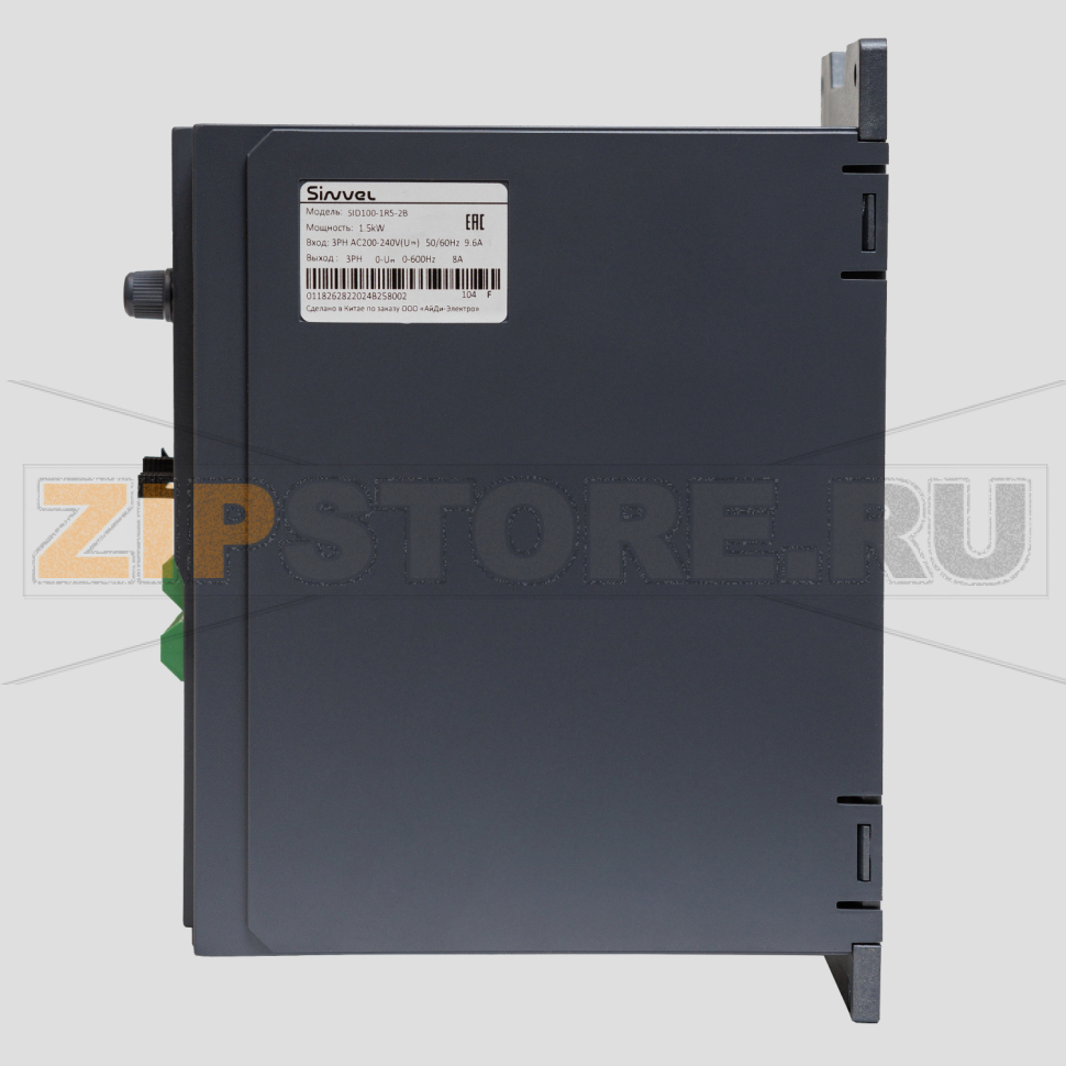 Преобразователь частоты 1.5 кВт, 1/3 фазы, 220 В, тормозной модуль Sinvel SID100-1R5-2B 