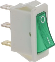 SWITCH 1-POLE GREEN 16A 250V