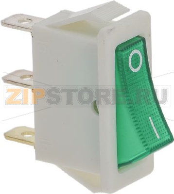 SWITCH 1-POLE GREEN 16A 250V 