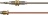 THERMOCOUPLE NICKEL-PLATED M8x1 75 cm