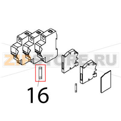 Fuse Angelo Po BX101E Fuse Angelo Po BX101EЗапчасть на деталировке под номером: 16