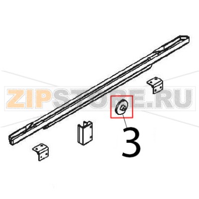 Probe wire retainer Angelo Po FX61E2 Probe wire retainer Angelo Po FX61E2Запчасть на деталировке под номером: 3