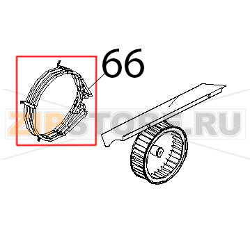 Resistenza circolare 3000 W and 2000 W, 230 V, incoloy 5 giri Unox XV 703G Resistenza circolare 3000 W and 2000 W, 230 V, incoloy 5 giri Unox XV 703GЗапчасть на деталировке под номером: 66