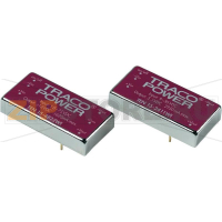 Преобразователь DC/DC, печатный монтаж, 24 V/DC, ±12 V/DC, 625 mA Traco Power TEN 15-2422WI