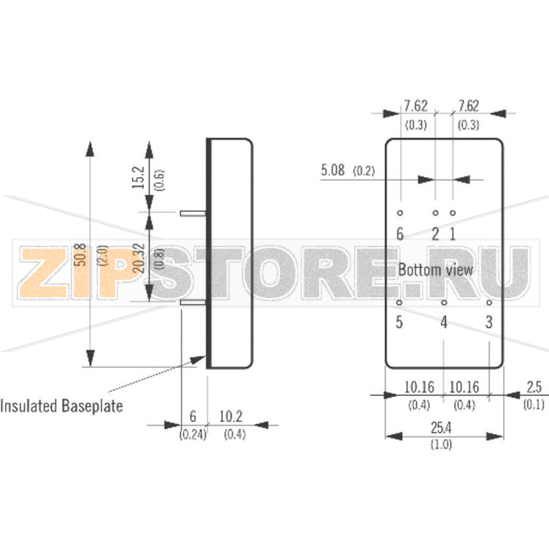 Преобразователь DC/DC, печатный монтаж, 24 V/DC, ±12 V/DC, 625 mA Traco Power TEN 15-2422WI 