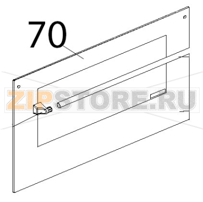 Vetro esterno ser. 748x424x5 CTFL Unox XVC 104 Vetro esterno ser. 748x424x5 CTFL Unox XVC 104Запчасть на деталировке под номером: 70