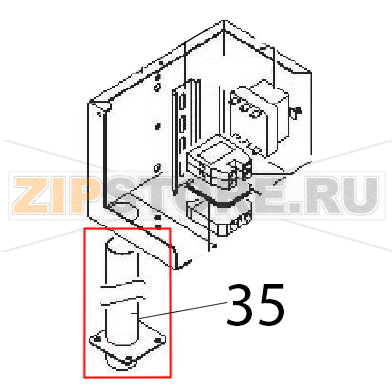 El. cables pipe Angelo Po 1G1PE1EV El. cables pipe Angelo Po 1G1PE1EVЗапчасть на деталировке под номером: 35