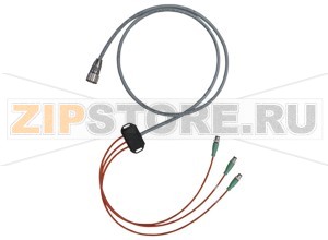 Сплиттер датчика-исполнительного устройства Y connection cable V1S-G-0,5M-PUR-A-3T-1,5M-V23-G Pepperl+Fuchs Описание оборудованияY connection cable