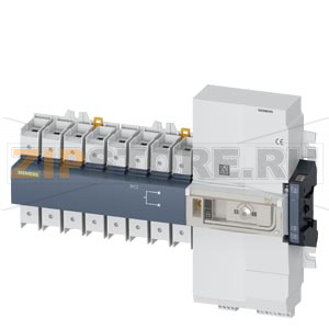 Дист.управл.переключатель нагрузки (RTSE) Ue: AC 415V Ith: 40A 4-P 50/60 Hz Siemens 3KC3424-2AA22-0AA3 