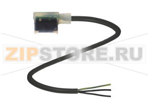Разъём клапанов Valve Connector Cordset VMBI-2+P/Z2-2M-PUR Pepperl+Fuchs Описание оборудованияValve connector, Form B (Ind), 2+PE, LED, Z diode, PUR cable