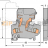2-conductor fuse terminal block; with pivoting fuse holder; for miniature metric fuse 1/4 x 1 mm; without blown fuse indication; for DIN-rail 35 x 15 and 35 x 7.5; 4 mm; CAGE CLAMP®; 4,00 mm; gray Wago 281-613 - 2-conductor fuse terminal block; with pivoting fuse holder; for miniature metric fuse 1/4 x 1 mm; without blown fuse indication; for DIN-rail 35 x 15 and 35 x 7.5; 4 mm; CAGE CLAMP®; 4,00 mm; gray Wago 281-613