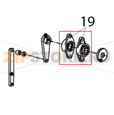 Support UCFL 204 Escher PM 60-V Support UCFL 204 Escher PM 60-VЗапчасть на деталировке под номером: 19