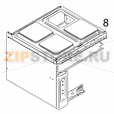 Bracket inter faste. front 1M Fagor CE9-41 Bracket inter faste. front 1M Fagor CE9-41Запчасть на деталировке под номером: 8Название запчасти Fagor на английском языке: Bracket inter faste. front 1M CE9-41.