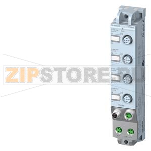 SIMATIC ET 200AL, КОММУНИКАЦИОННЫЙ МОДУЛЬ CM 4XIO-LINK, 4 КАНАЛА IO-LINK, ПОДКЛЮЧЕНИЕ 4XM12, СТЕПЕНЬ ЗАЩИТЫ IP67 Siemens 6ES7147-5JD00-0BA0 