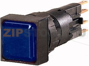 Индикатор световой, плоский, синий, лампа, 24В Eaton Q18LF-BL/WB 