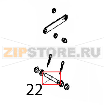 Pin Rollmatic CP 42 Pin Rollmatic CP 42Запчасть на деталировке под номером: 22