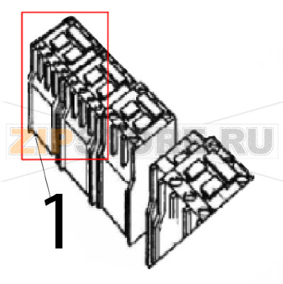 Contactor Angelo Po C165D Contactor Angelo Po C165DЗапчасть на деталировке под номером: 1