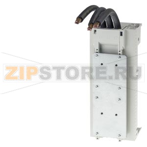 Device adapter, 3-pole, 80 A, for NGG, HGG, LGG, without mounting screws Busbar center-to-center spacing 60 mm, 200 x 81 mm for GG breaker: Terminals 3TC1GG20 must be ordered separately Siemens 8US1240-5MA00 