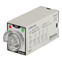 Таймер программируемый с ЖК-дисплеем, 14-контактный разъем Autonics ATM4-65S