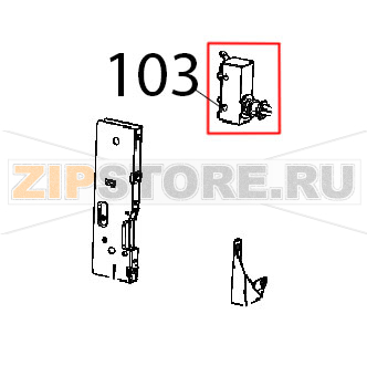 Microinterruttore porta MK 16 A, 230 V, UL Unox XFT 185 Microinterruttore porta MK 16 A, 230 V, UL Unox XFT 185Запчасть на деталировке под номером: 103