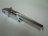 Door latch with lock, lever and block