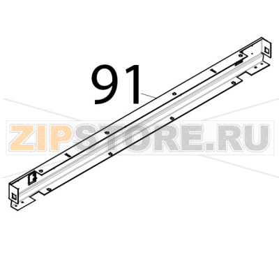 Profilo interno superiore porta Tecnoeka KF 1010 EV UD Profilo interno superiore porta Tecnoeka KF 1010 EV UDЗапчасть на деталировке под номером: 91