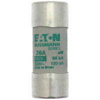 Предохранитель, 80 A, AC 500 В, 120 кА, 22x58 мм, aM, IEC Eaton CYL FUSE >STR >22x58 80A AM 500