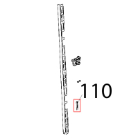 Paratia proteggi staffa inox Unox XBC 1005E