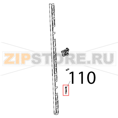 Paratia proteggi staffa inox Unox XBC 1005E Paratia proteggi staffa inox Unox XBC 1005EЗапчасть на деталировке под номером: 110