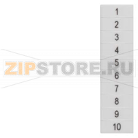 ТАБЛИЧКИ ПОПЕРЕЧНЫЕ 21 - 30 РАЗМЕР ZB4 Siemens 8WH8140-1AB25