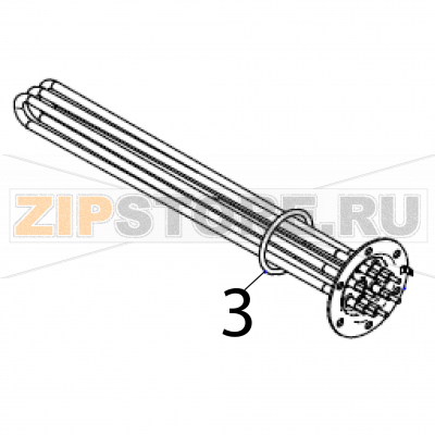 Boiler resistor&#039;s o-ring Fagor CO-110 DD Boiler resistor's o-ring Fagor CO-110 DDЗапчасть на деталировке под номером: 3Название запчасти Fagor на английском языке: Boiler resistor's o-ring CO-110 DD.