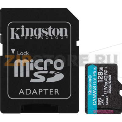 Карта памяти 128 Гб, microSD Kingston SDCG3/128GB 