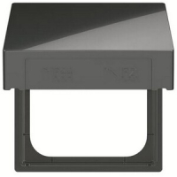 Кольцо промежуточное с откидной крышкой для накладок 55x55 мм, IP44, антрацитовое ABB 2CKA001719A0217