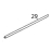 Guide shaft Sato M84Pro