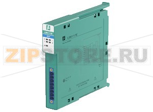 Компонент цифрового выхода Digital Output with Shutdown Input LB6117E Pepperl+Fuchs SupplyConnectionbackplane busRated voltageUse only in connection with the power supplies LB9***Power dissipation1.5 WPower consumption2.5 WInternal busConnectionbackplane busInterfacemanufacturer-specific bus to standard com unitDigital outputNumber of channels2Suitable field devicesField deviceSolenoid ValveField device [2]audible alarmField device [3]visual alarmConnectionchannel I: 1+, 4/5/6/8- channel II: 7+, 4/5/6/8-Current limit50 mA both channels parallel 100 mAInternal resistor131 &Omega , both channels parallel 66 &OmegaOpen loop voltage16.5 V , both channels parallel 16.5 VLine fault detectioncan be switched on/off for each channel via configuration tool also when turned off (every 2.5 s the valve is turned on for 2 ms)Short-circuit< 50 &OmegaOpen-circuit> 10 k&OmegaResponse time10 ms (depending on bus cycle time)Watchdogwithin 0.5 s the device goes in safe state, e.g. after loss of communicationIndicators/settingsLED indicatorPower LED (P) green: supply Diagnostic LED (I) red: module fault , red flashing: communication error , white: fixed parameter set (parameters from com unit are ignored) , white flashing: requests parameters from com unit Status LED (1, 2) red: line fault (lead breakage or short circuit) , yellow: state of digital I/O (0/1) Mode LED (M) white: Parallel operation of outputsDirective conformityElectromagnetic compatibilityDirective 2014/30/EUEN 61326-1ConformityElectromagnetic compatibilityNE 21Degree of protectionIEC 60529Ambient conditionsAmbient temperature-20 ... 60 °C (-4 ... 140 °F)Storage temperature-25 ... 85 °C (-13 ... 185 °F)Shock resistanceshock type I, shock duration 11 ms, shock amplitude 15 g, number of shocks 18Vibration resistancefrequency range 10 ... 150 Hz transition frequency: 57.56 Hz, amplitude/acceleration &plusmn 0.075 mm/1 g 10 cyclesfrequency range 5 ... 100 Hz transition frequency: 13.2 Hz amplitude/acceleration &plusmn 1 mm/0.7 g 90 minutes at each resonanceDamaging gasdesigned for operation in environmental conditions acc. to ISA-S71.04-1985, severity level G3Mechanical specificationsDegree of protectionIP20 when mounted on backplaneConnectionremovable front connector with screw flange (accessory)wiring connection via spring terminals (0.14&nbsp...&nbsp1.5&nbspmm2) or screw terminals (0.08&nbsp...&nbsp1.5&nbspmm2)Massapprox. 150 gDimensions16 x 100 x 102 mm (0.63 x 3.9 x 4 inch)Data for application in connection with hazardous areasEU-Type Examination CertificateEXA 16 ATEX 0025XMarking II 3(1) G Ex nA [ia Ga] IIC T4 Gc II (1) D [Ex ia Da] IIICI (M1) [Ex ia Ma] IOutputVoltage17.8 VCurrent162 mAPower721 mWInternal capacitance12 nFInternal inductance0 mHOutput (both channels parallel)Voltage17.8 VCurrent324 mAPower1442 mWInternal capacitance24 nFInternal inductance0 mHGalvanic isolationOutput/power supply, internal bussafe electrical isolation acc. to EN 60079-11, voltage peak value 375 VDirective conformityDirective 2014/34/EUEN 60079-0:2009 EN 60079-11:2007 EN 60079-15:2010 EN 61241-11:2006International approvalsATEX approvalEXA 16 ATEX 0025X