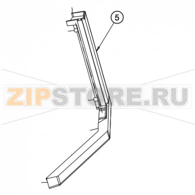 Передняя крышка принтера Datamax H-4606X Передняя крышка принтера Datamax H-4606X (расширенный корпус)Запчасть на сборочном чертеже под номером: 5Название запчасти Datamax на английском языке: Cover, Media, Front, H4X