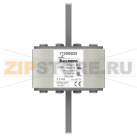 Предохранитель, 550 A, AC 690 В, 200 кА, size 3, 76x92x135 мм, aR, IEC UL Eaton FUSE 550A 690V