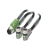Кабель для датчика / исполнительного элемента Phoenix Contact SAC-3P-M12Y/2X 5,0-PUR/M8FR-2L