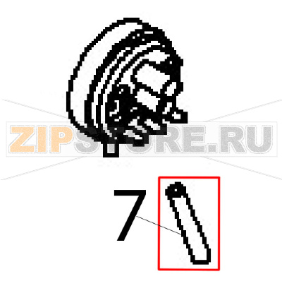 Pipe Angelo Po 091CP1E Pipe Angelo Po 091CP1EЗапчасть на деталировке под номером: 7