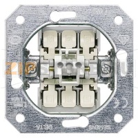 DELTA ВЫКЛЮЧАТЕЛЬ ЭЛЕКТРО-МЕХАНИЧ. ЧАСТЬ ДЛЯ МОНТАЖА ПОД ШТУКАТУРКУ 10А 400В 1 КЛАВИША 3-ПОЛЮСНЫЙ БЕЗ ЛАПОК Siemens 5TA2153-0KK