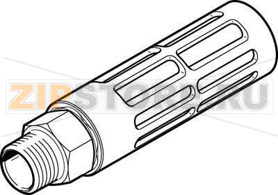 Глушитель Festo U-3/4-B-NPT 